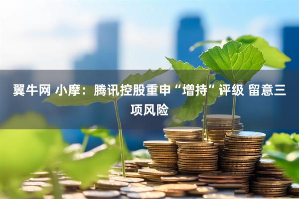 翼牛网 小摩：腾讯控股重申“增持”评级 留意三项风险